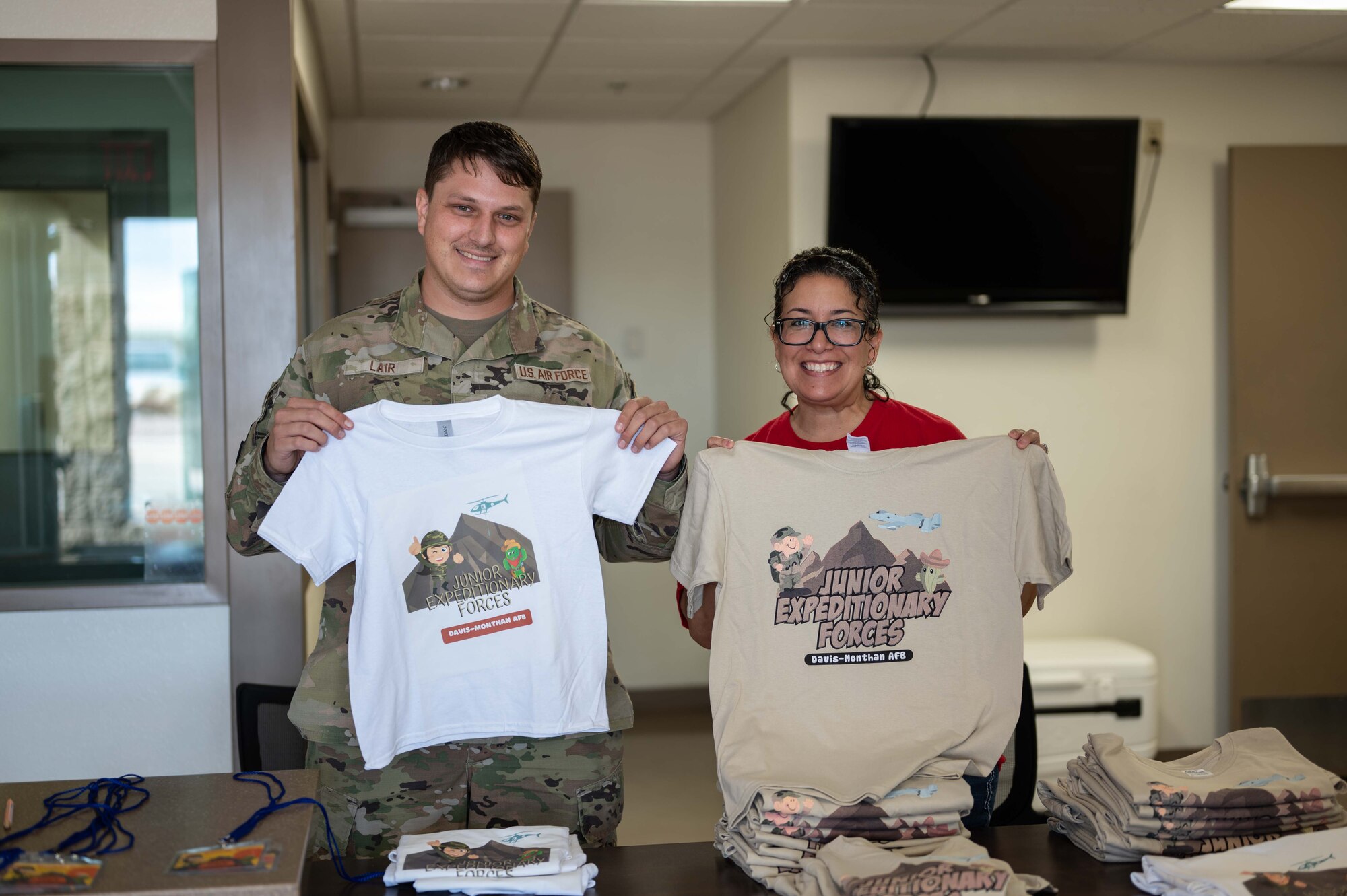 A photo of event volunteers