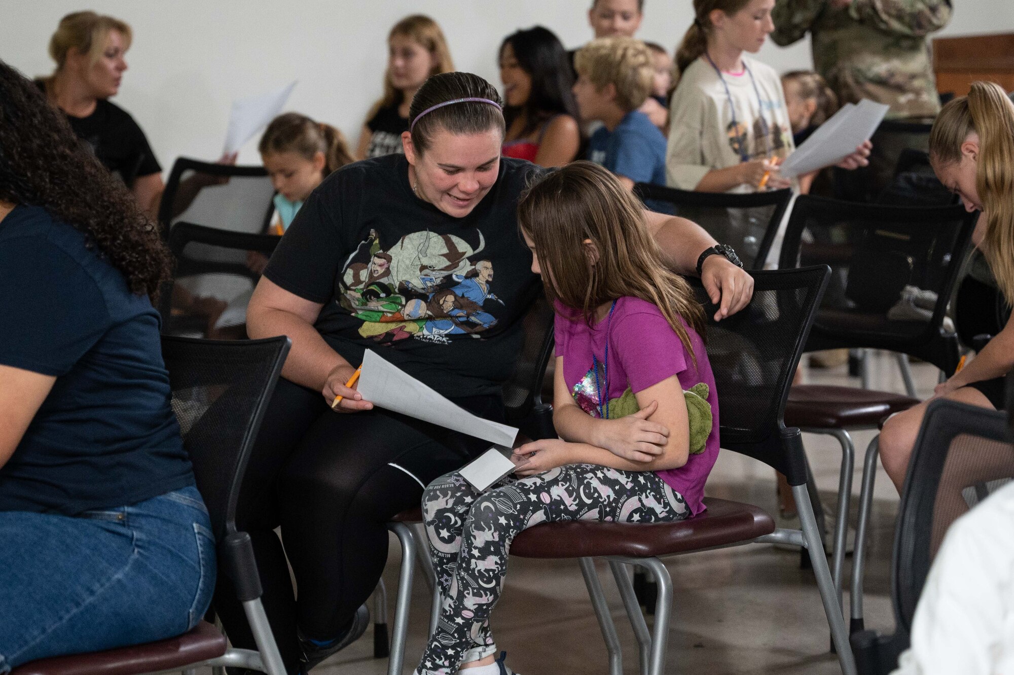 A photo of a briefing