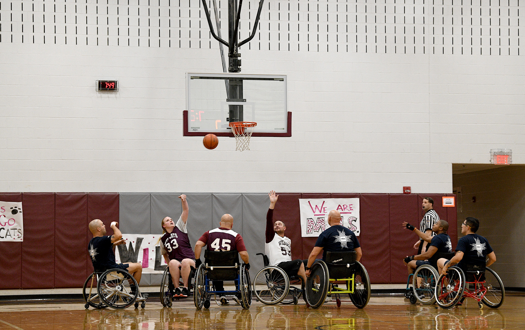 NAVSUP BSC Wheelchair Basketball