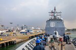 USS Chancellorsville Conducts Port Visit in Manila
