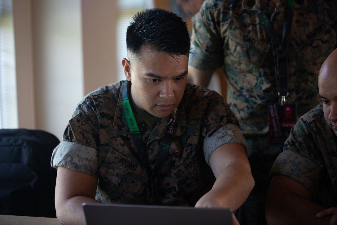 Marines From the Marine Innovation Unit Participate in Cyber Yankee 2022