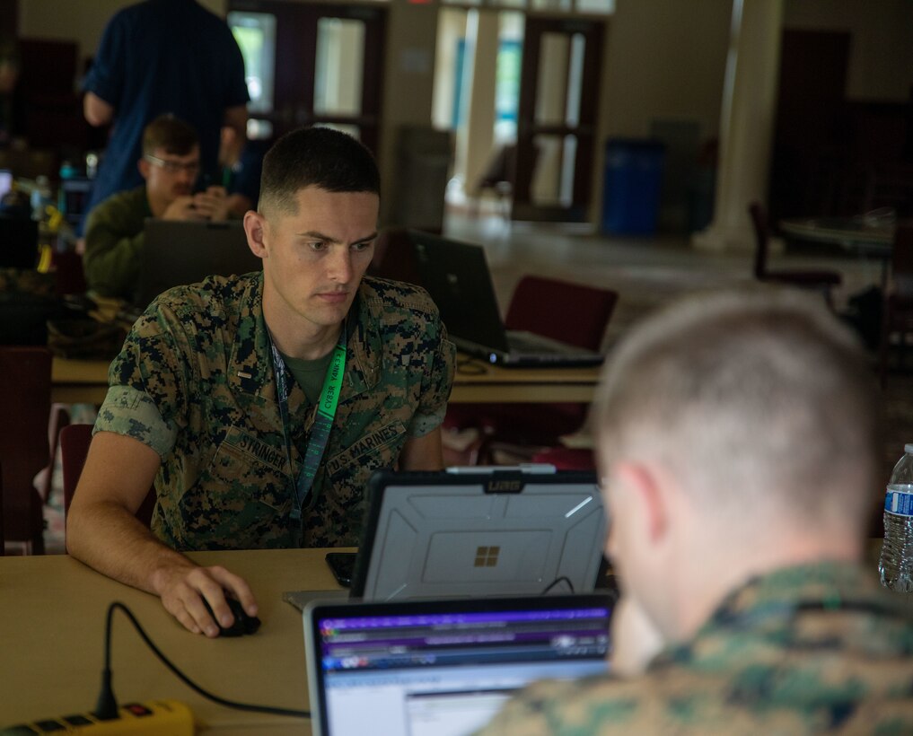 Marines From the Marine Innovation Unit Participate in Cyber Yankee 2022