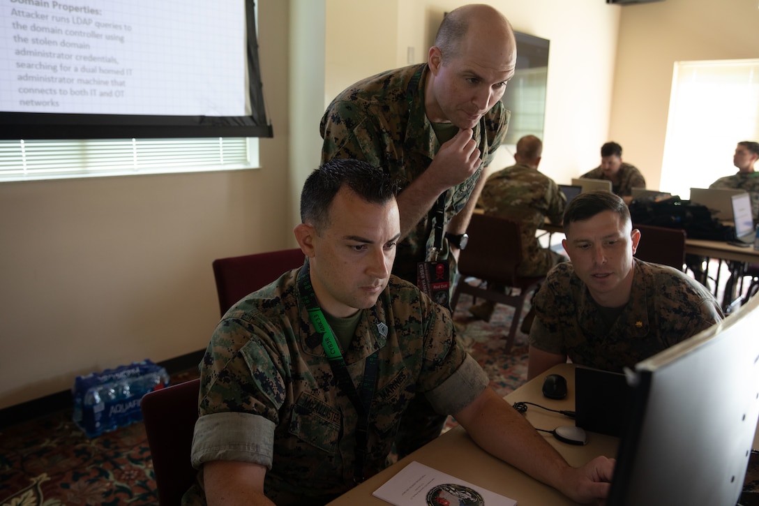 Marines From the Marine Innovation Unit Participate in Cyber Yankee 2022