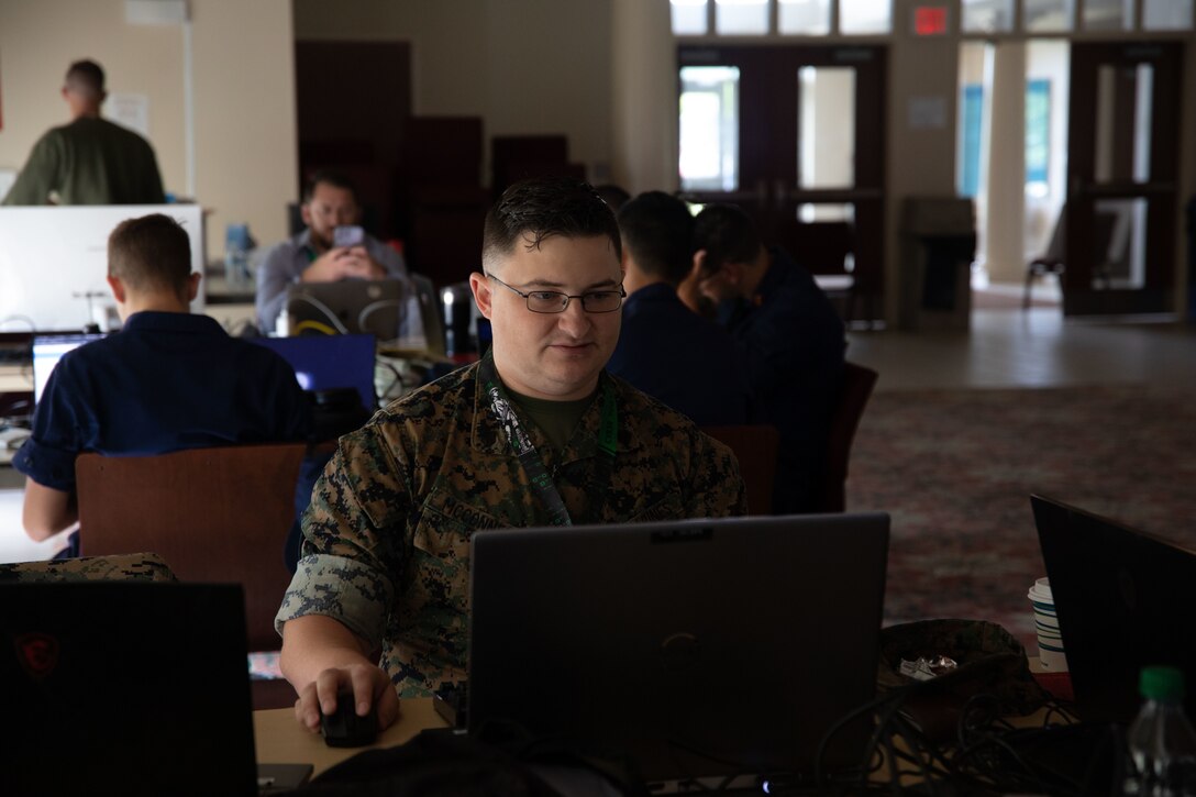 Marines From the Marine Innovation Unit Participate in Cyber Yankee 2022