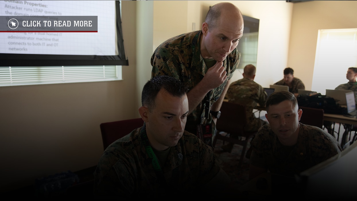 Marines From the Marine Innovation Unit Participate in Cyber Yankee 2022