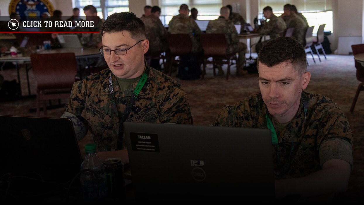 Marines From the Marine Innovation Unit Participate in Cyber Yankee 2022