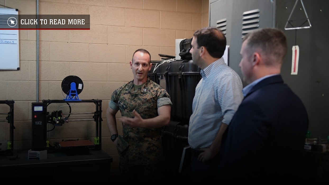 Sen. Kirsten E. Gillibrand Staff Members visit MIU and MAG-49 Det B