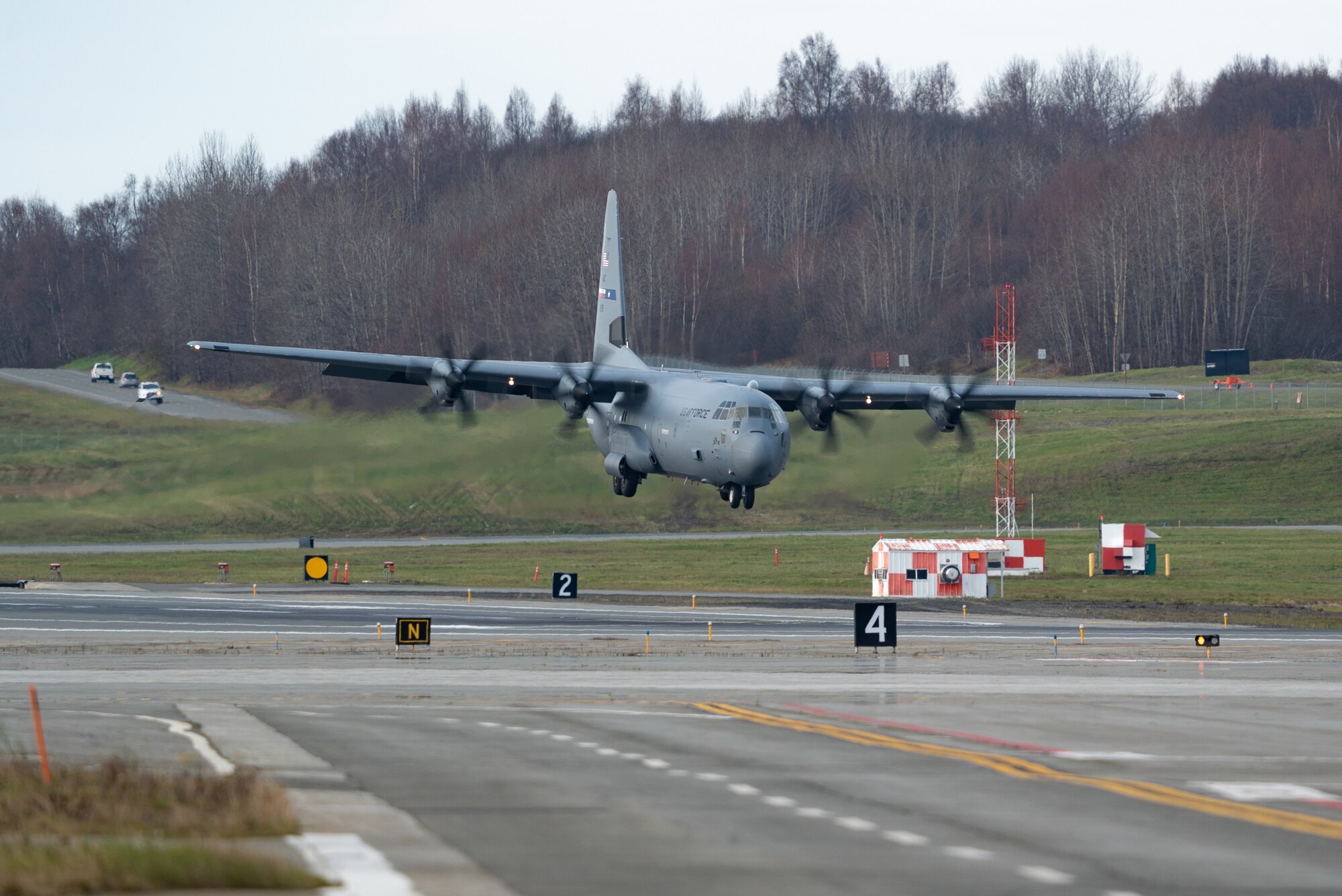 A U.S. Air Force C-130J Super Hercules