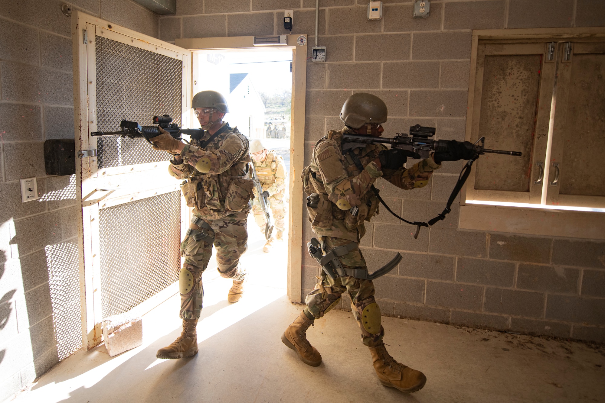 The field operations course is part of a six-week course designed to teach the basic skills necessary to new security forces Airmen.