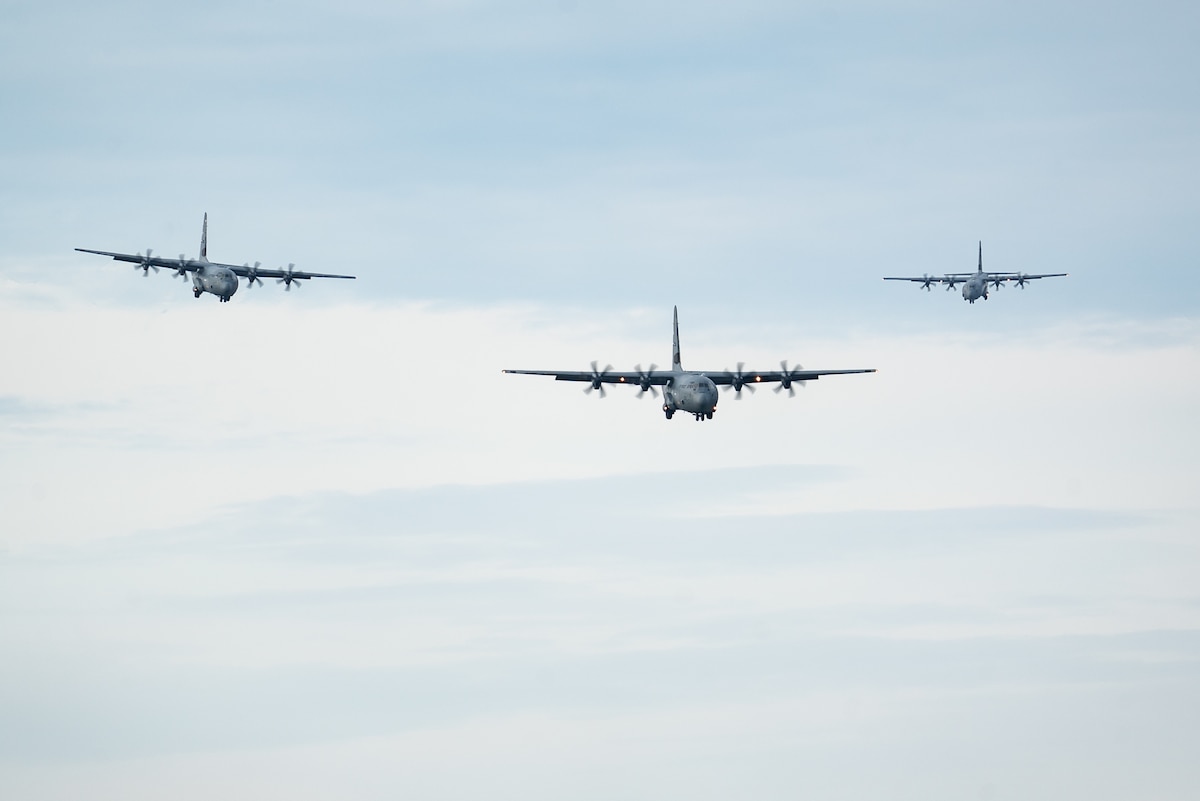 A U.S. Air Force C-130J Super Hercules