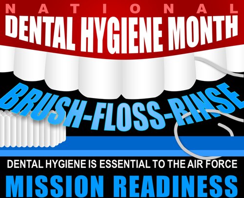 Graphic of Dental Hygiene Month