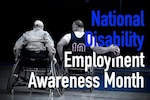 A social media graphic for National Disability Employment Awareness Month Oct. 21, 2021 on Eielson Air Force Base, Alaska. (U.S. Air Force graphic by Airman 1st Class Jose Miguel T. Tamondong)