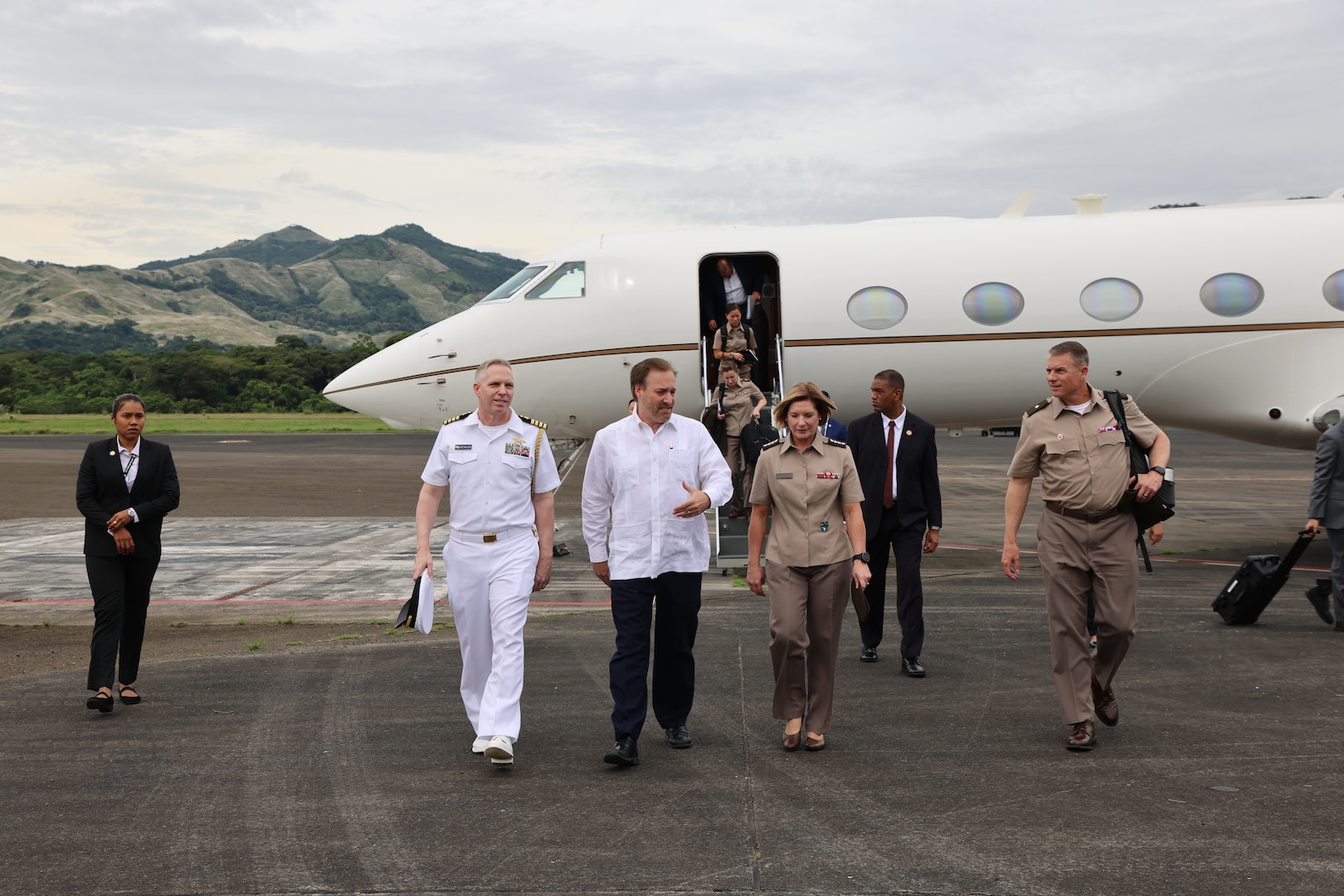 The commander of U.S. Southern Command, U.S. Army Gen. Laura Richardson, arrives in Panama for an official visit.