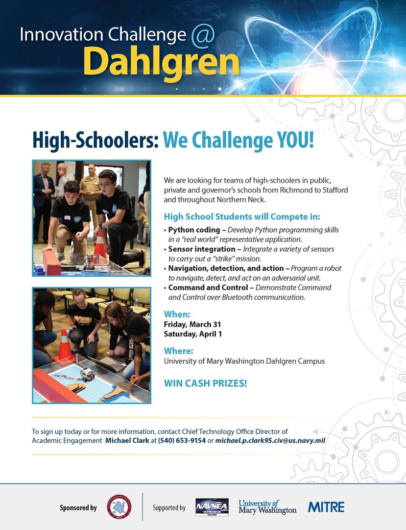 IMAGE: Flyer for HIgh School Innovation Challenge