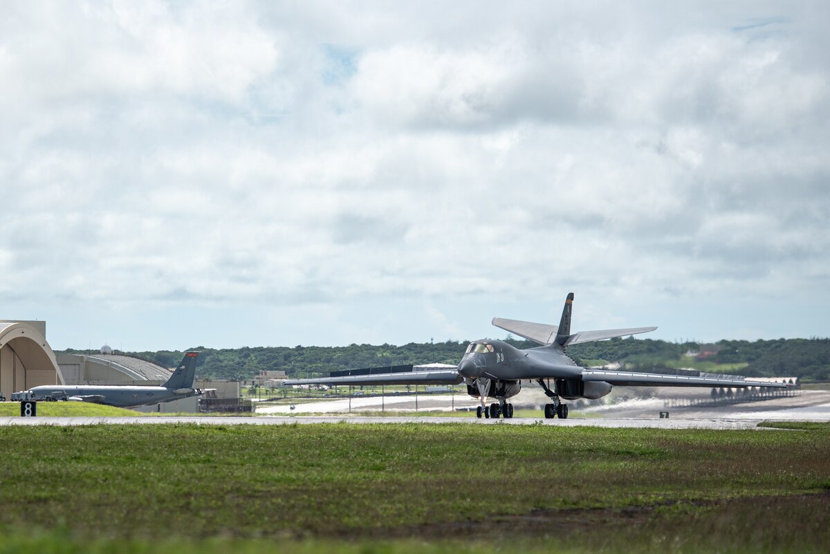 B-1B Bomber Task Force returns to Guam for multilateral training operations