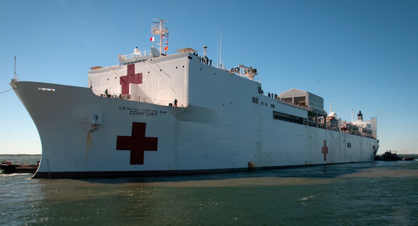 USNS COMFORT COMMENCES CONTINUING PROMISE 2022 IN MIAMI > Military ...