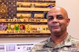 U.S. Army South Soldier, Sgt. Maj. Rafael Colon Hernandez, assistant chief of staff of medical at U.S. Army South, stands in his office at the Army South headquarters building on Joint Base San Antonio - Fort Sam Houston, Texas, September 22, 2022. Colon told his story of resilience and triumph with the hope that it will help other Soldiers and service members come forward and seek help for the trauma they have experienced in their lives. (U.S. Army photo by Spc. Joshua Taeckens)