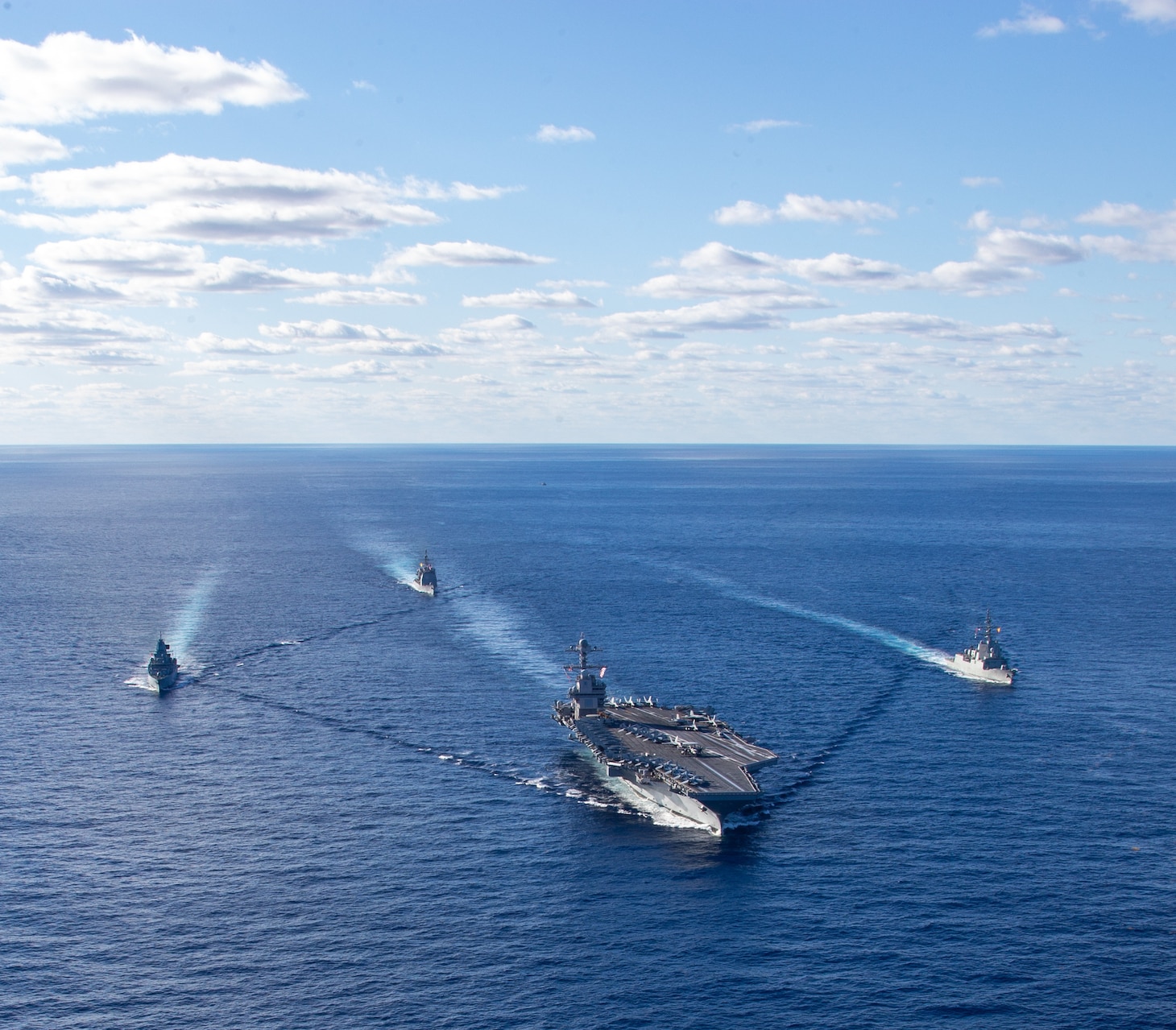 Carrier Strike Group 4 Exercise Enhances Beginning of Gerald R. Ford ...