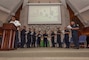 NAVAL BASE GUAM (Oct. 12, 2022) - Service members, civilians, and families gathered to witness the graduation of nine firefighter recruits from the Joint Region Marianas Fire and Emergency Services Academy at the U.S. Naval Base Guam (NBG) Chapel in Santa Rita Oct. 7.