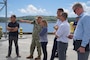 NAVAL BASE GUAM (Oct. 12, 2022) - U.S. Rep. Debbie Wasserman Schultz of Florida met with Rear Adm. Benjamin Nicholson and U.S. Naval Base Guam (NBG) Commanding Officer Capt. Michael Luckett during a visit and tour of NBG, Oct. 4.
