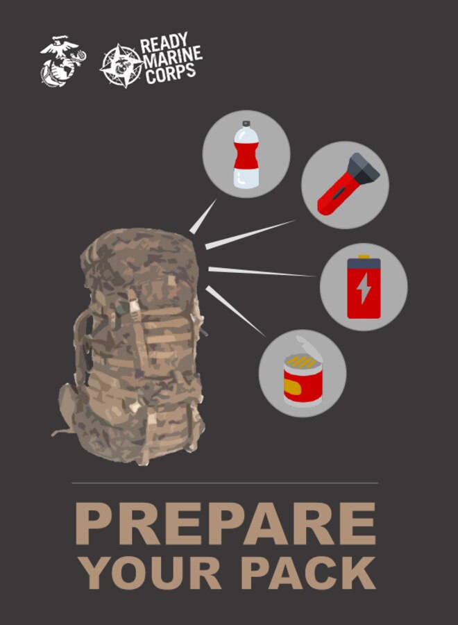 Ready Marine Corps, Prepare your pack