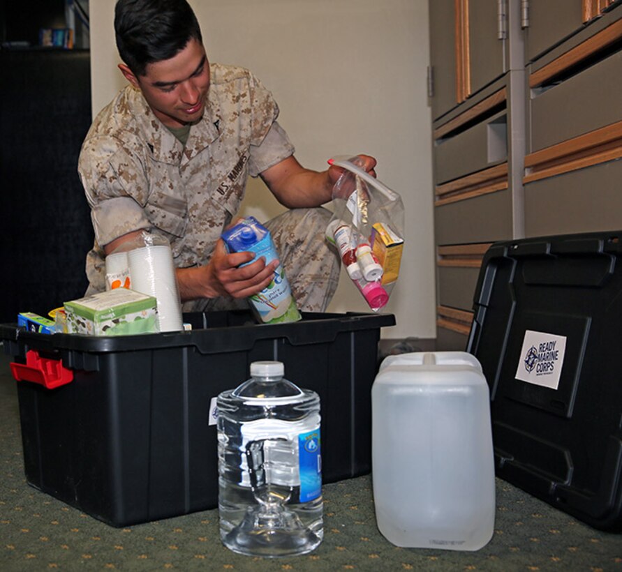 Ready Marine Corps- Marine packing go bag