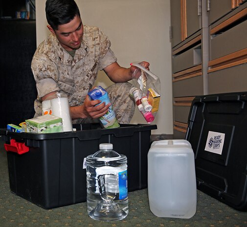 Ready Marine Corps- Marine packing go bag