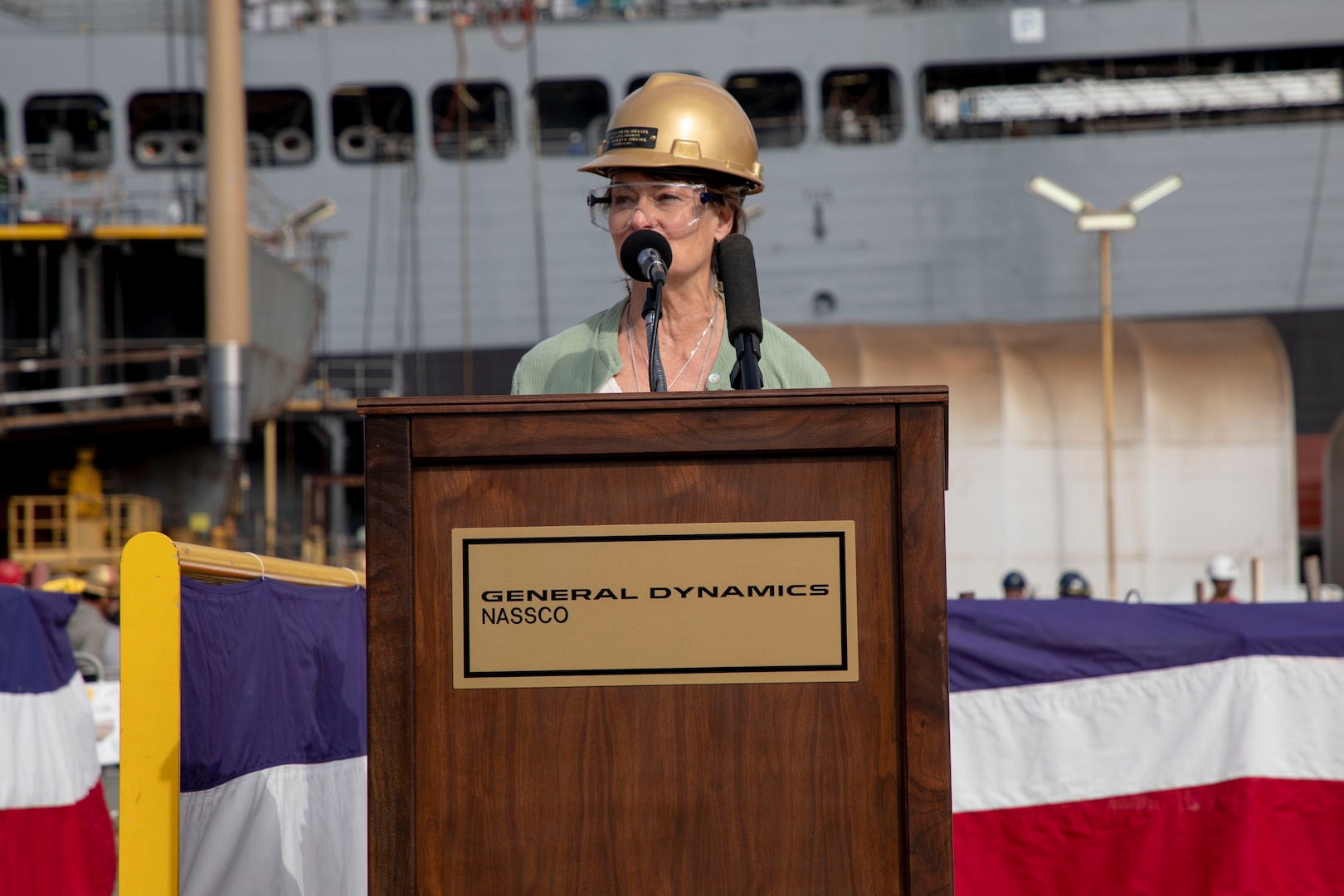 The keel for the future USS Robert E. Simanek (ESB 7), a Lewis B. Puller-class Expeditionary Sea Base (ESB), was laid at General Dynamics National Steel and Shipbuilding Company (GD-NASSCO) shipyard in San Diego, October 21.