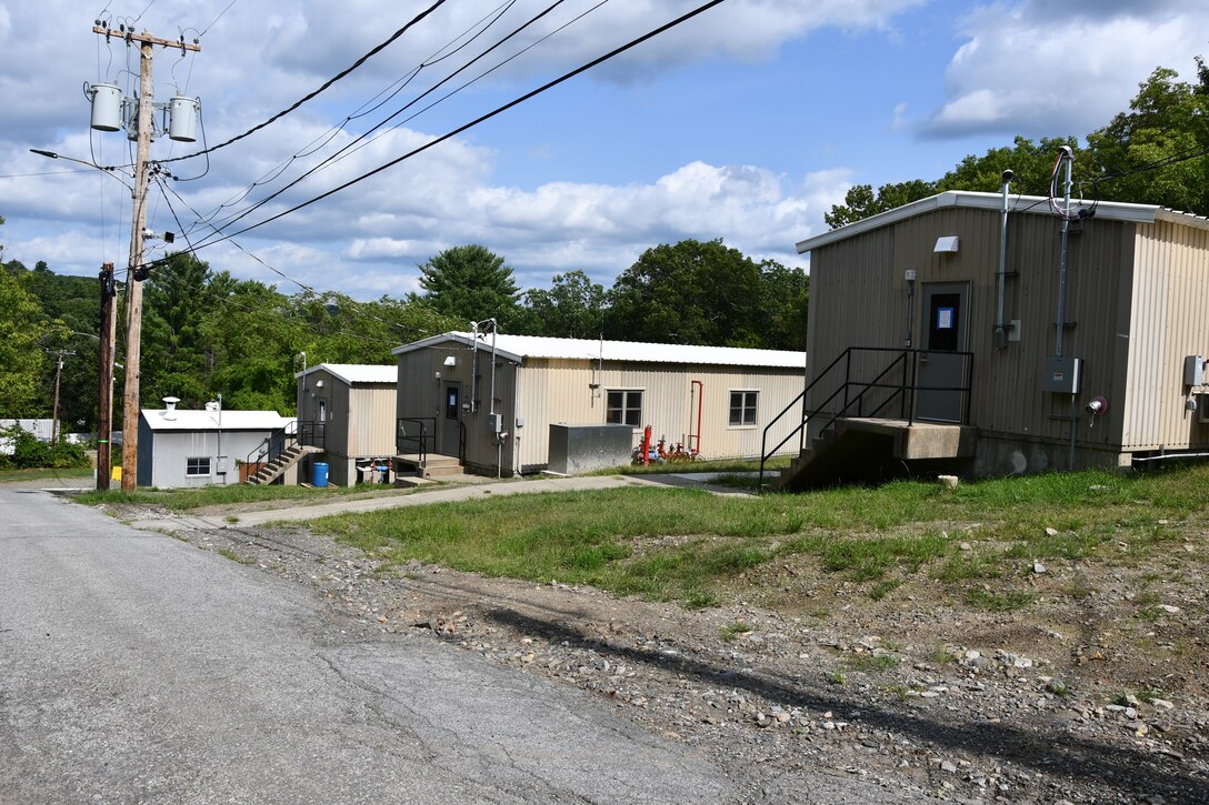 Camp Buckner cadet barracks at the U.S. Military Academy at West Point, New York.