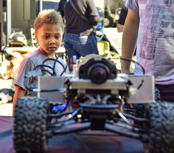 IMAGE: On Oct. 14, Naval Surface Warfare Center Dahlgren Division hosted its very first Dahlgren Downtown event at The Old Silk Mill in Downtown Fredericksburg. In addition to the science, technology, engineering and math displays, community members were able to view a number of Dahlgren historical artifacts.