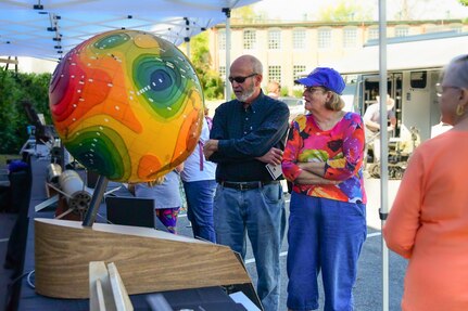 IMAGE: On Oct. 14, Naval Surface Warfare Center Dahlgren Division hosted its very first Dahlgren Downtown event at The Old Silk Mill in Downtown Fredericksburg. In addition to the science, technology, engineering and math displays, community members were able to view a number of Dahlgren historical artifacts.