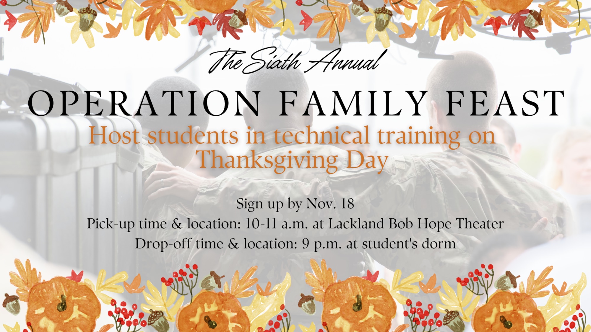 Member Event - Pre-Thanksgiving Family Feast