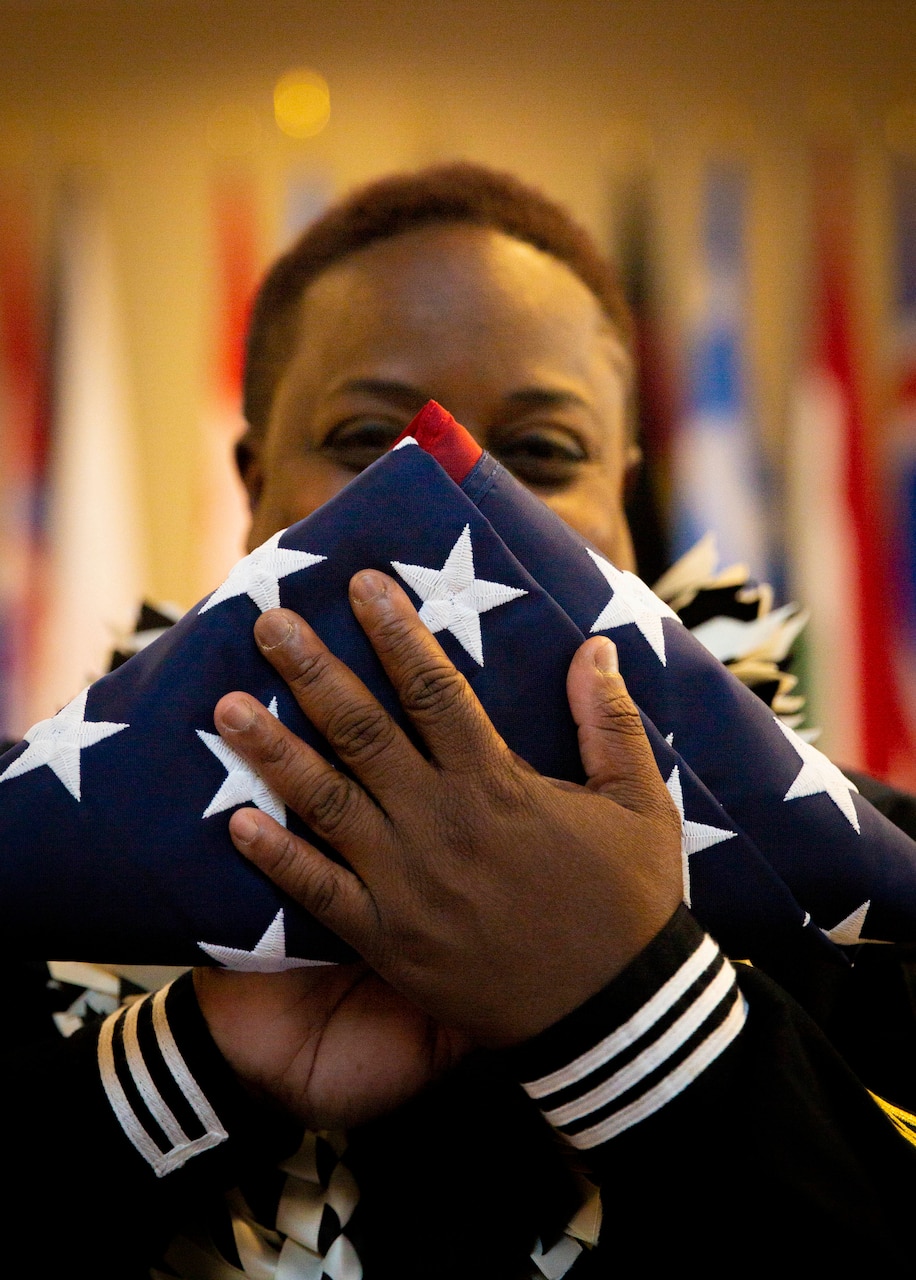 Petty Officer Jeannette Bryant retirement ceremony