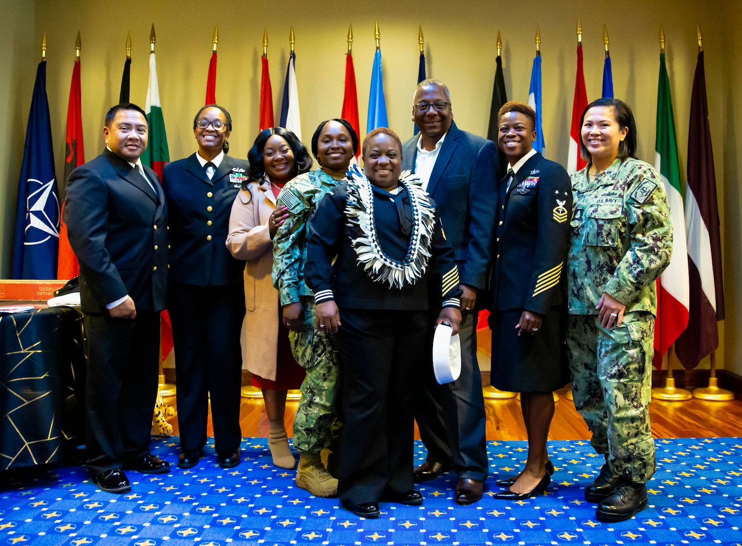 Petty Officer Jeannette Bryant retirement ceremony