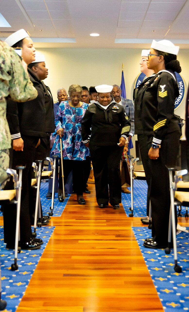 Petty Officer Jeannette Bryant retirement ceremony