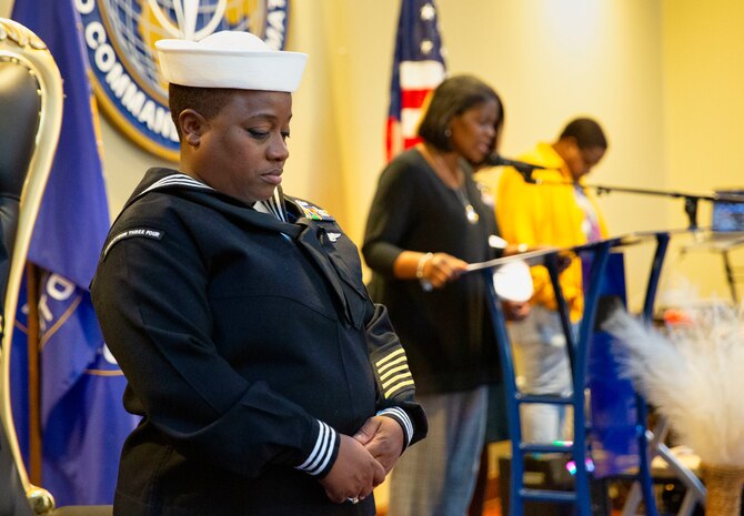 Petty Officer Jeannette Bryant retirement ceremony