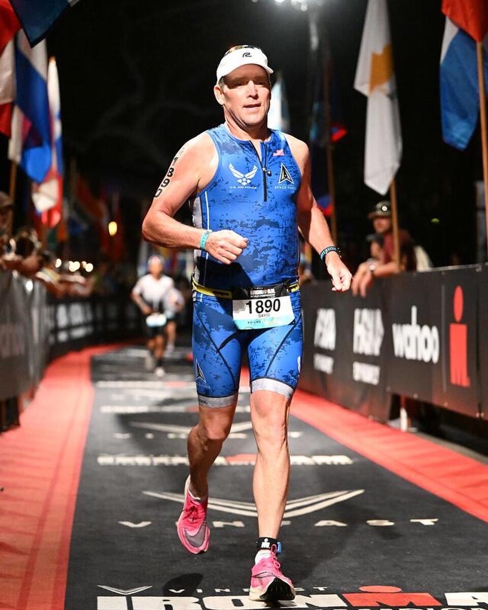 Photo of triathlon runner.