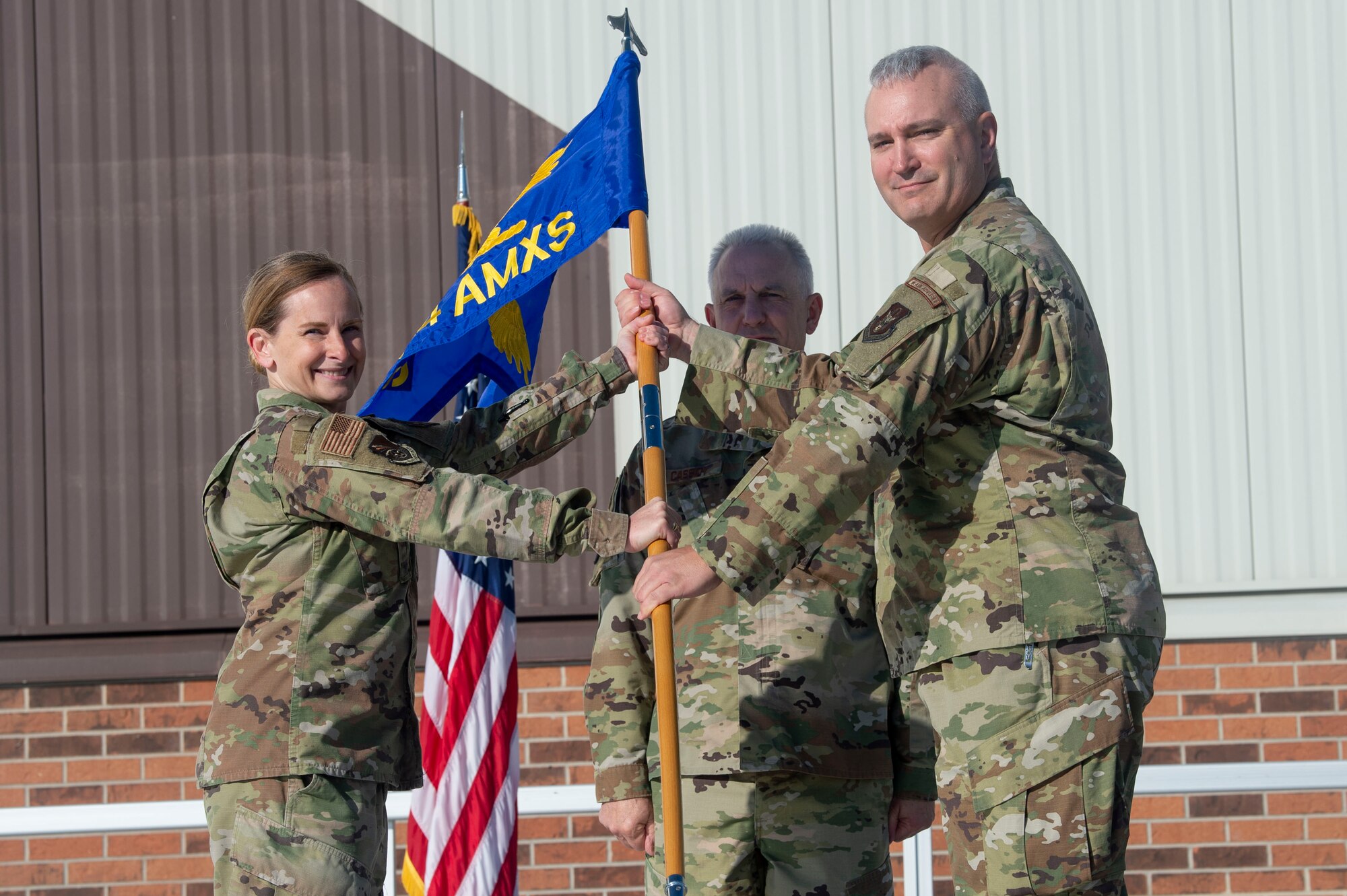 Lowman takes command of AMXS