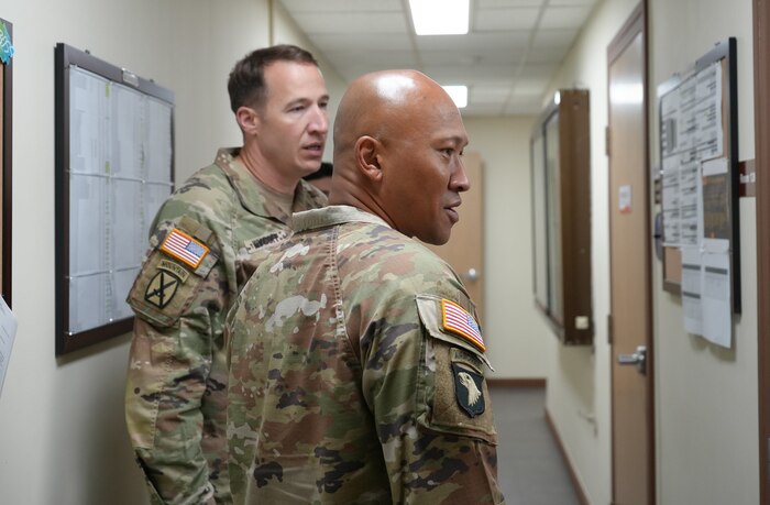 IMCOM-Pacific senior enlisted advisor tours USAG Daegu for the first time