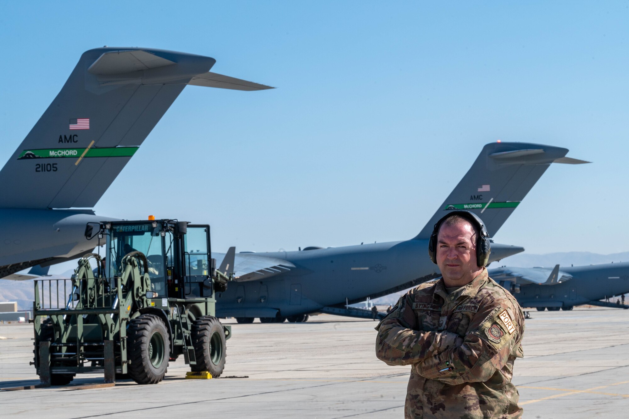 Rainier War 22B takes off at Mountain Home AFB