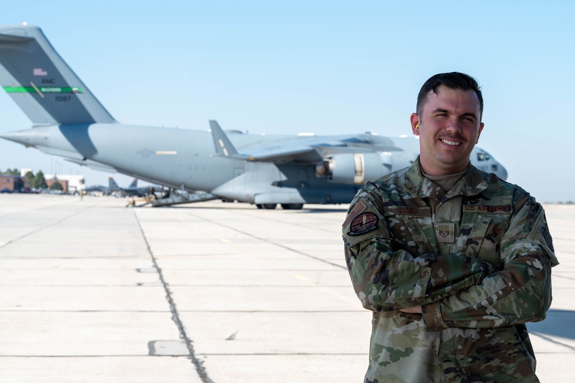 Rainier War 22B takes off at Mountain Home AFB
