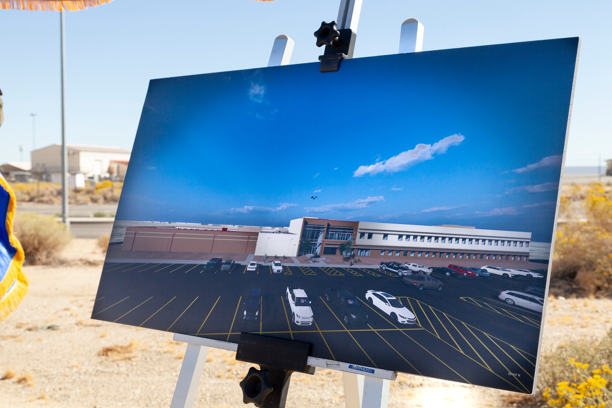 Leadership from the 412th Test Wing and the 412th Test Engineering Group breaks ground on the new Flight Test Engineering Laboratory that will provide a modern facility with lab capabilities to support and develop new methodologies and equipment critical for testing cutting edge weapons systems.