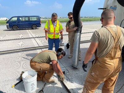 monitoring pavement repair