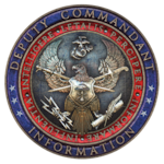 The official seal for the Deputy Commandant for Information, Headquarters, U.S. Marine Corps