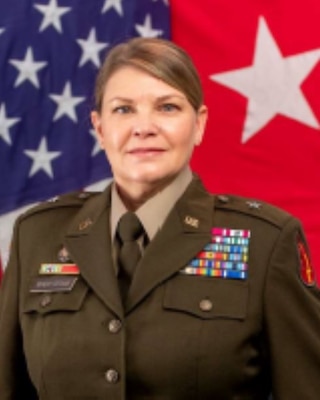 Brig. Gen. Karen Monday-Gresham is currently the Deputy Commanding General- Sustainment of the 63rd Readiness Division located in Mountain View, California.