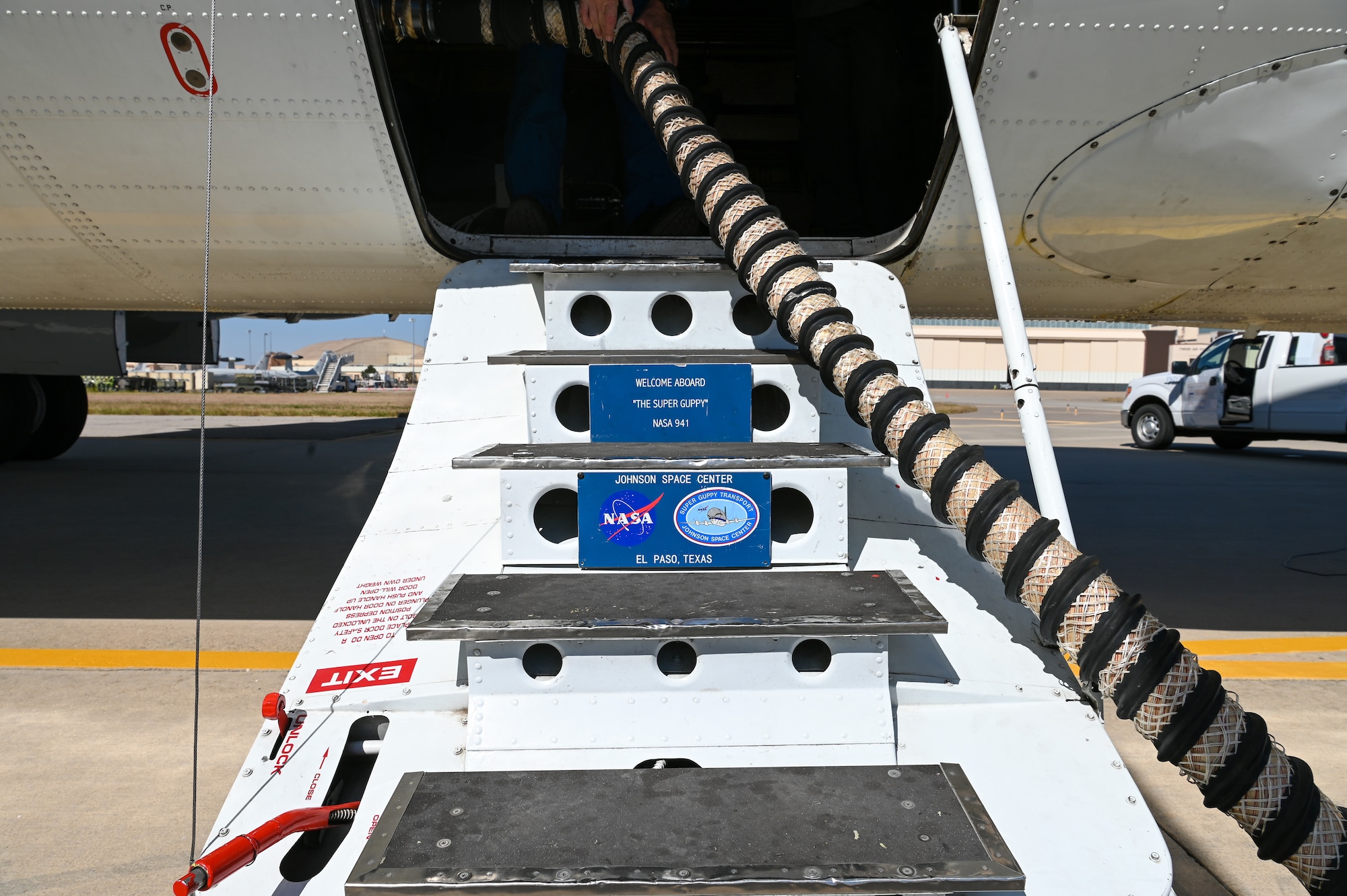 Stairs of NASA Super Guppy