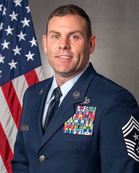 Airman posing for portrait.