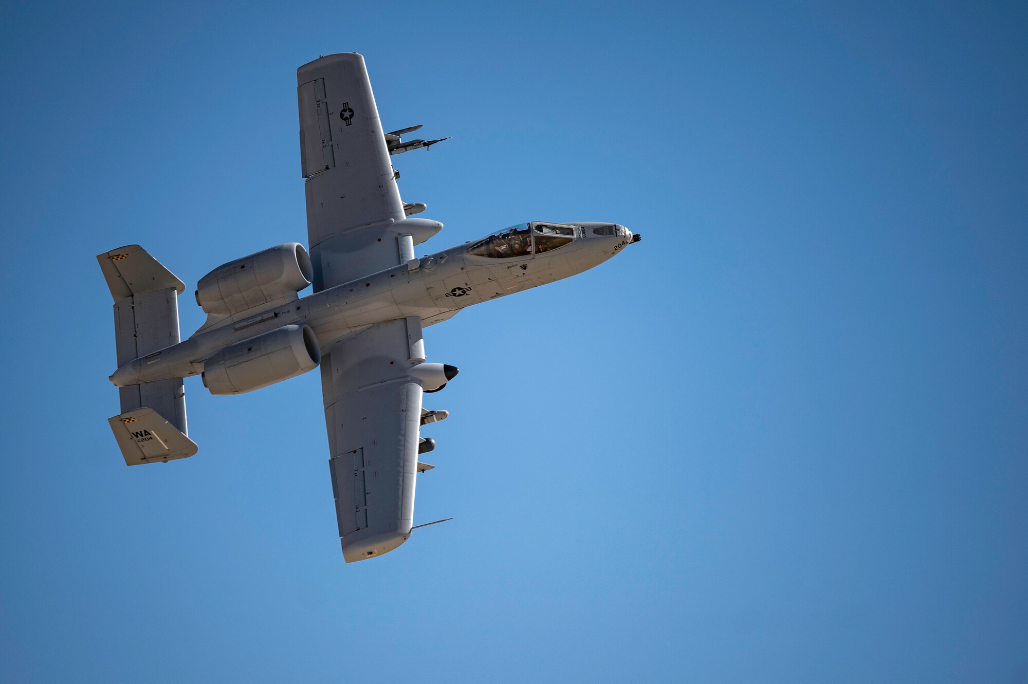 A-10 flying