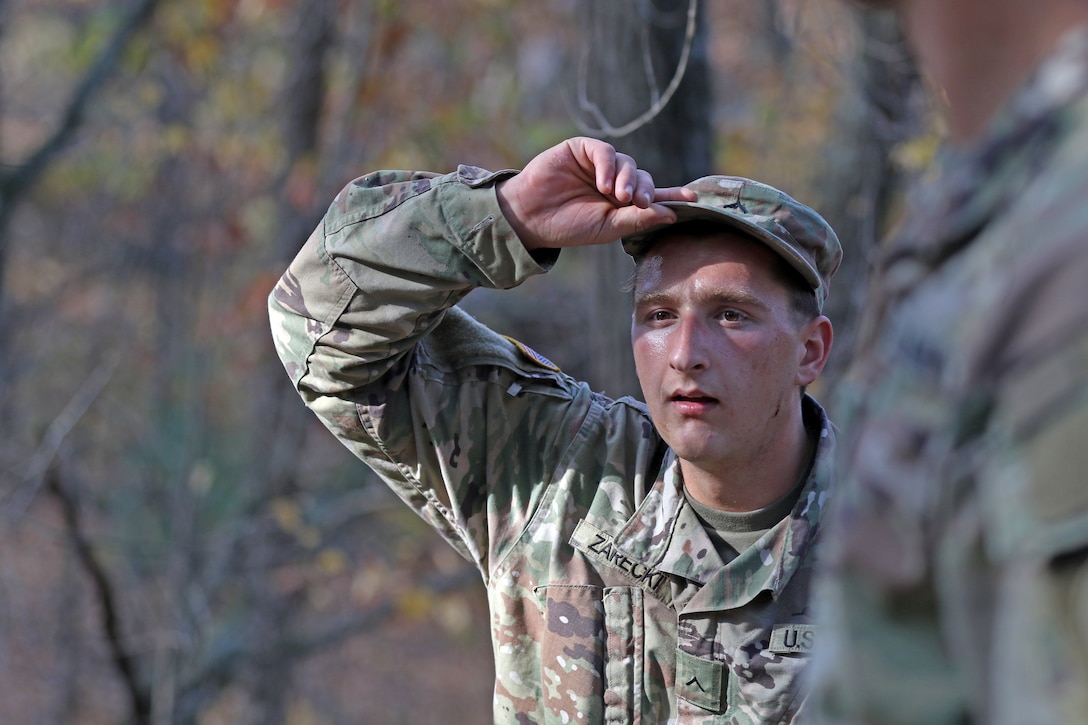 Ammunition platoon trains on land navigation