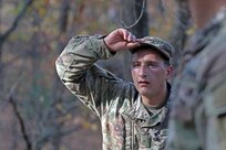 Ammunition platoon trains on land navigation